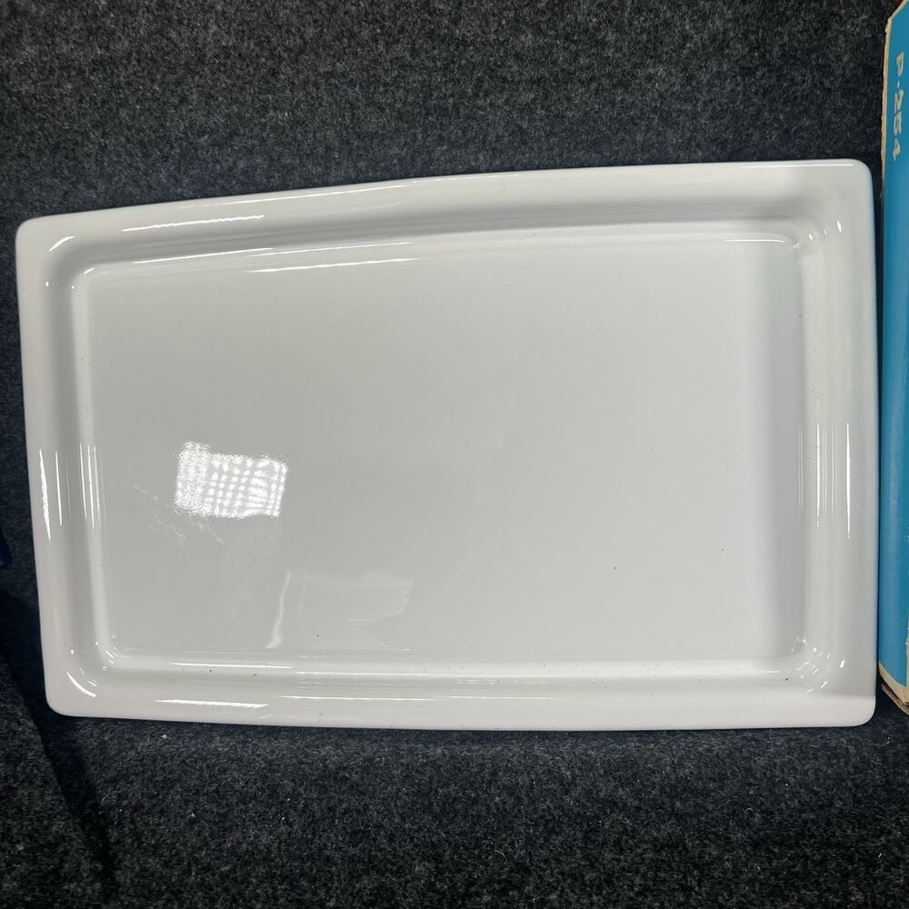 Corning Ware Electromatics P-254 food warmer Tray All White Immersible Platter - Picture 2 of 9